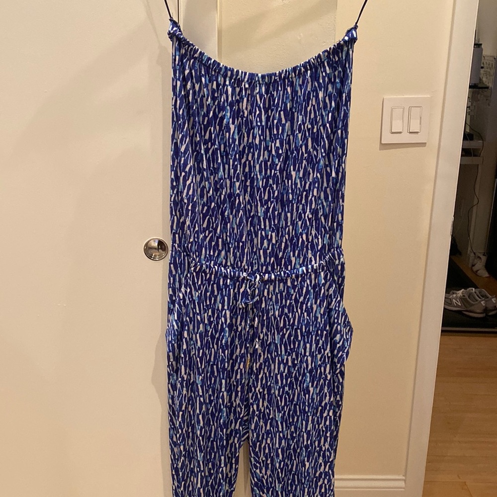 Michael Kors blue Pattern jumpsuit